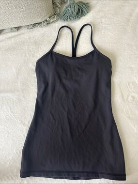 lululemon athletica Black Slim-Strap Tank Top